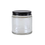 Thumbnail: 4oz. Clear Glass 58-400 Straight Sided Jar with Black Metal Lid Plastisol