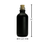 Thumbnail: 2 oz. (60 ML) Black Matte Glass Bottle with Cork Stopper