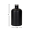 Thumbnail: 16 oz Black Matte Boston Round Glass Bottle Only