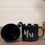 Thumbnail: Mr. + Mr. + Mrs. + Mrs. Coffee Mug Sets - Inside Black Mug