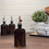 Thumbnail: 16-ounce Amber Glass Apothecary Bottle | Weighted Pour Spouts