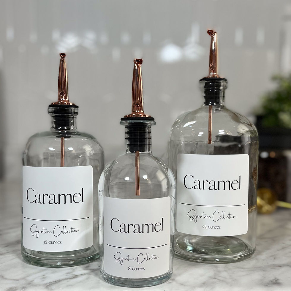 Thumbnail: 16-ounce Coffee Syrup Bottle with Weighted Pour Spout | Signature Collection