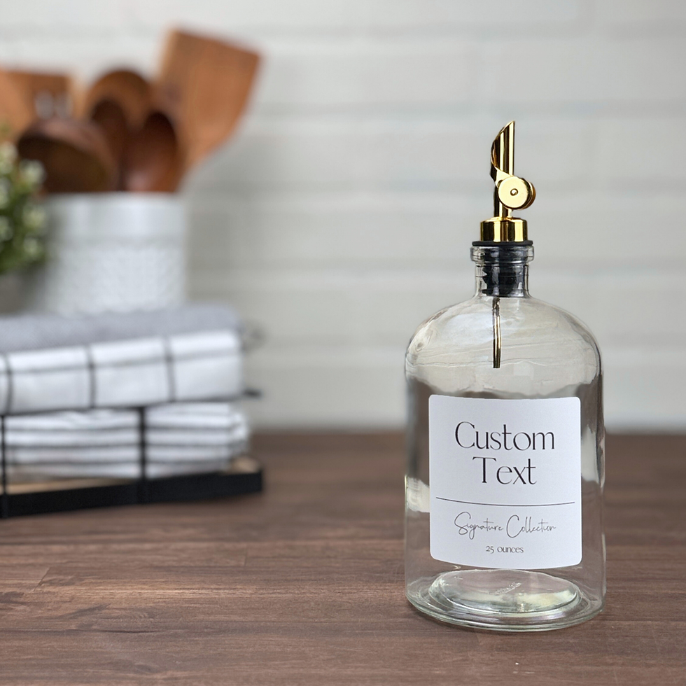 Thumbnail: 25-ounce Coffee Syrup Bottle with Weighted Pour Spout | Signature Collection