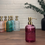 Thumbnail: 14 oz Fluted Glass Soap Dispenser Bottles with Designer Soap Dispenser