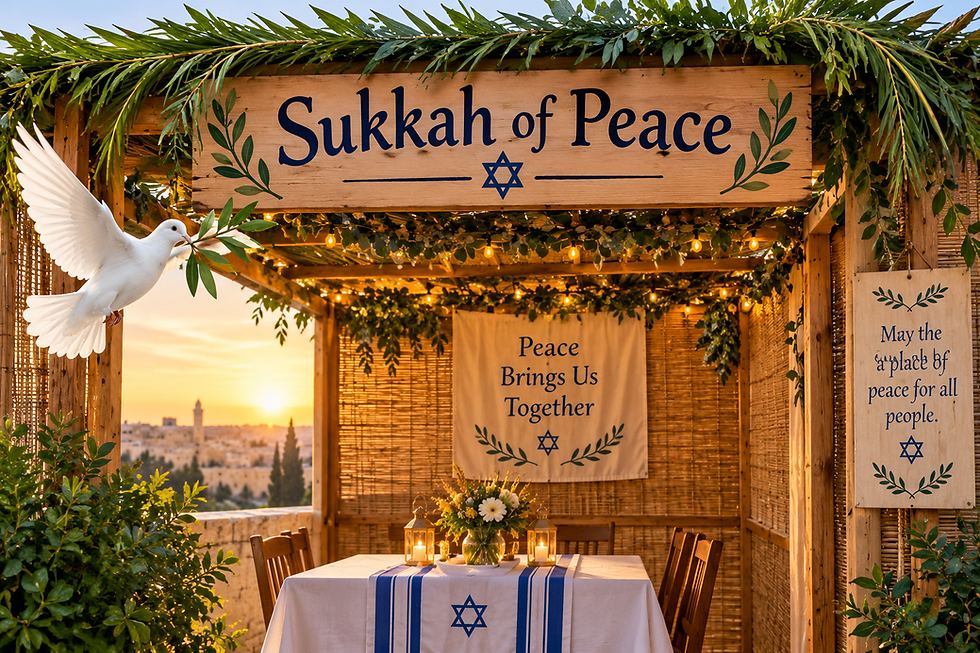 Thoughts on God’s Sukkah of Peace