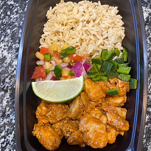 Smoky Poblano Chicken & Pineapple Taco Bowl
