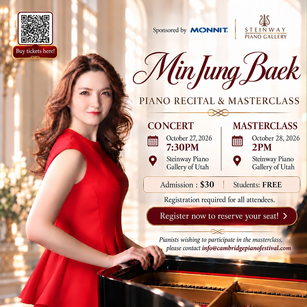 MinJung Baek Piano Recital