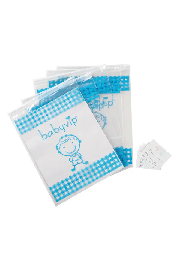 Copia di 5pz Sacchetti trasparenti con chiusura ermetica per corredino mis. 35x5