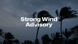 Strong Winds Advisory
