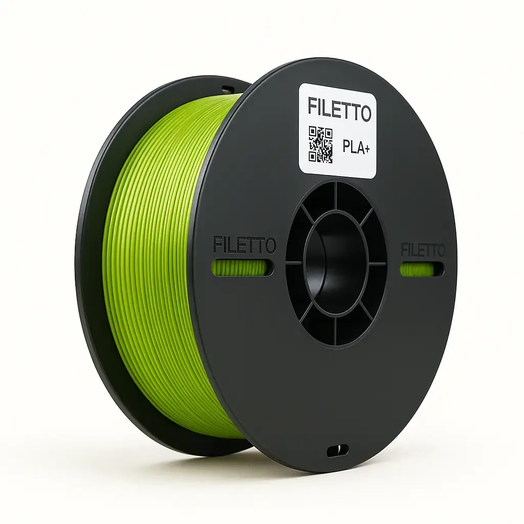 Filetto Zümrüt Yeşili PLA+ 3D Filament – 1.75mm – 1KG – AMS Uyumlu