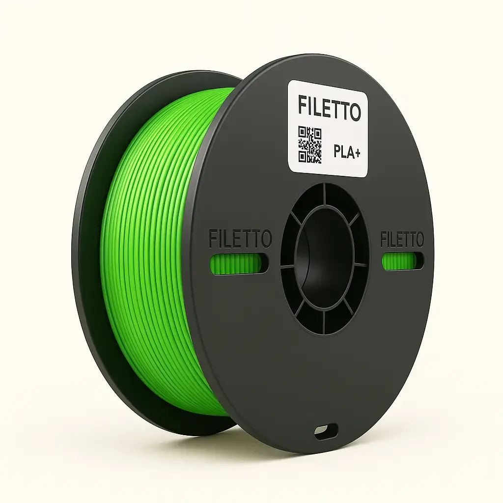 Filetto Açık Yeşil PLA+ 3D Filament – 1.75mm – 1KG – AMS Uyumlu