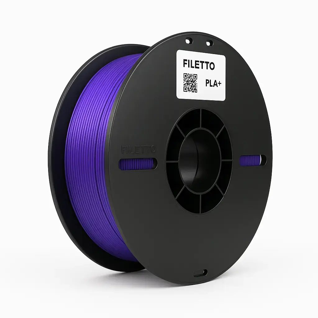 Filetto Mor PLA+ 3D Filament – 1.75mm – 1KG – AMS Uyumlu