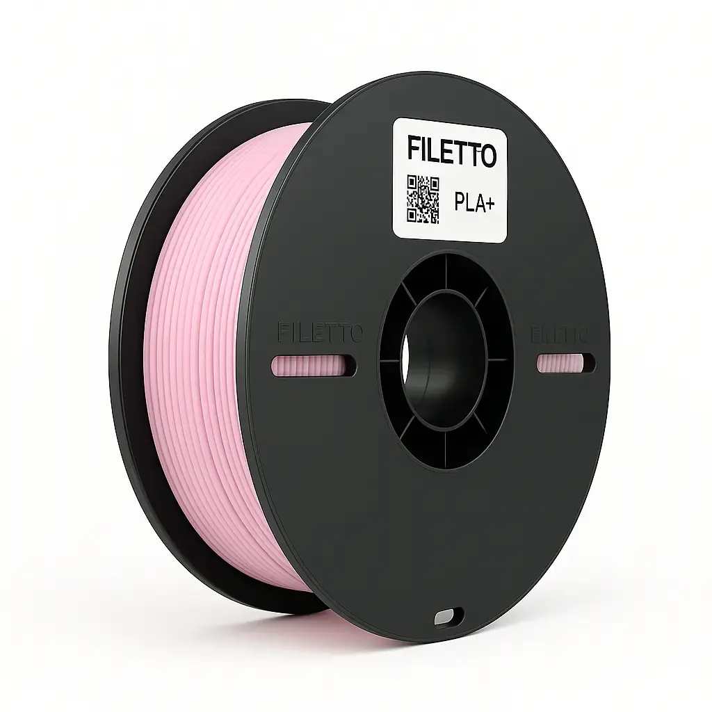 Filetto Toz Pembe PLA+ 3D Filament – 1.75mm – 1KG – AMS Uyumlu