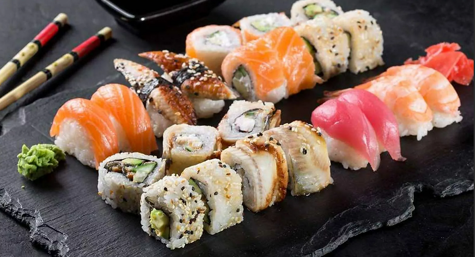 Platter of Sushi and Nigiri