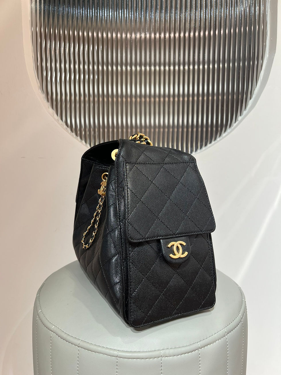 섬네일: 샤넬 25백 캐비어 스몰 (30CM) 187 지존샵