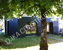 Après extension bois maison à Bordeaux