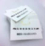 Business cards on textured paper