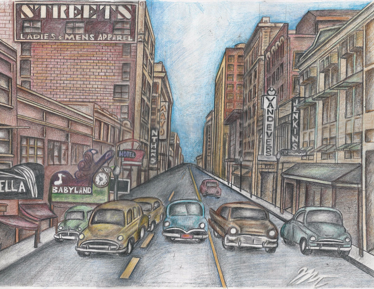 Tulsa, Circa 1950 Print