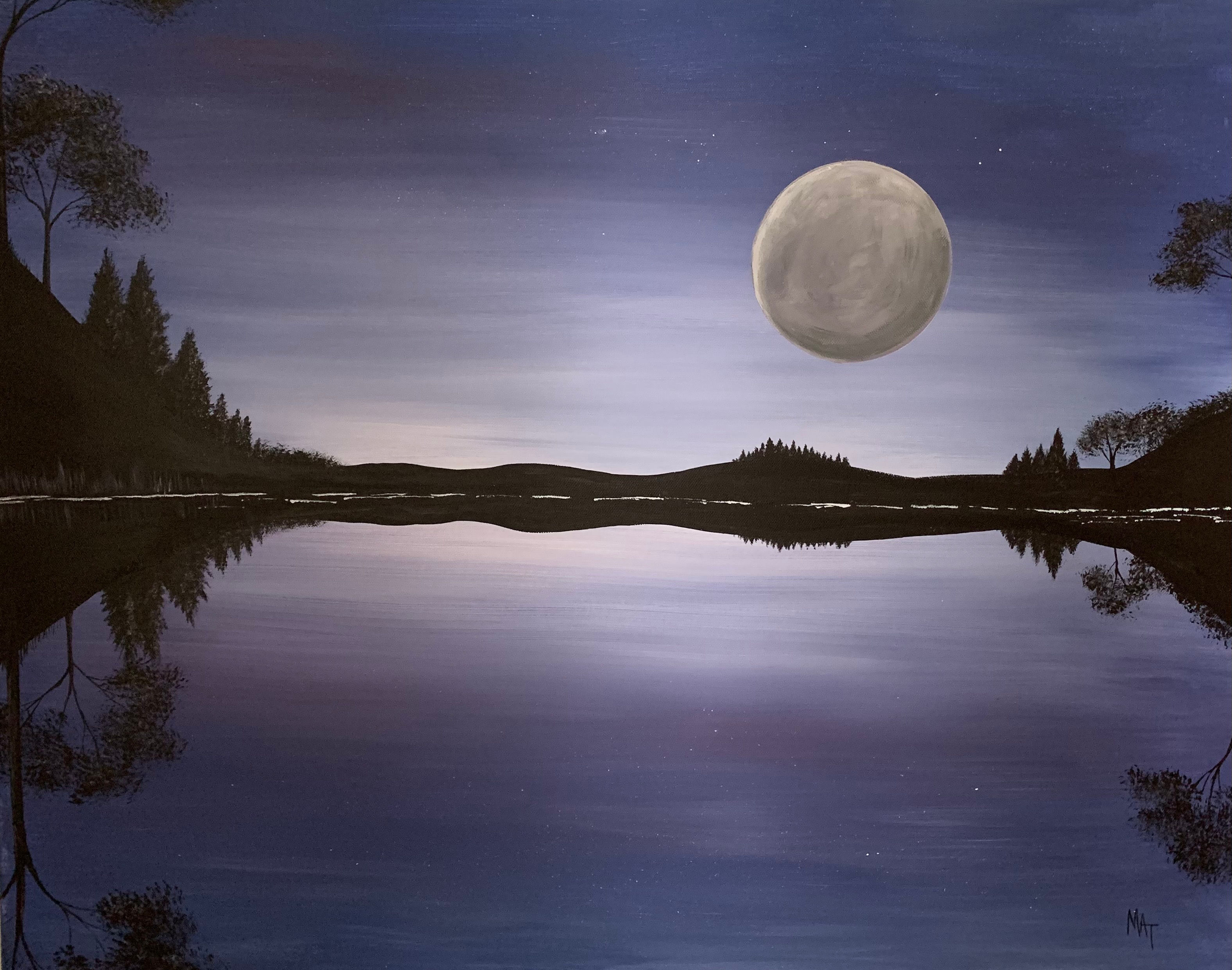 Moonlit Lake