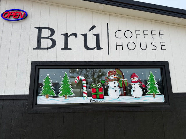 Christmas Windows at Bru