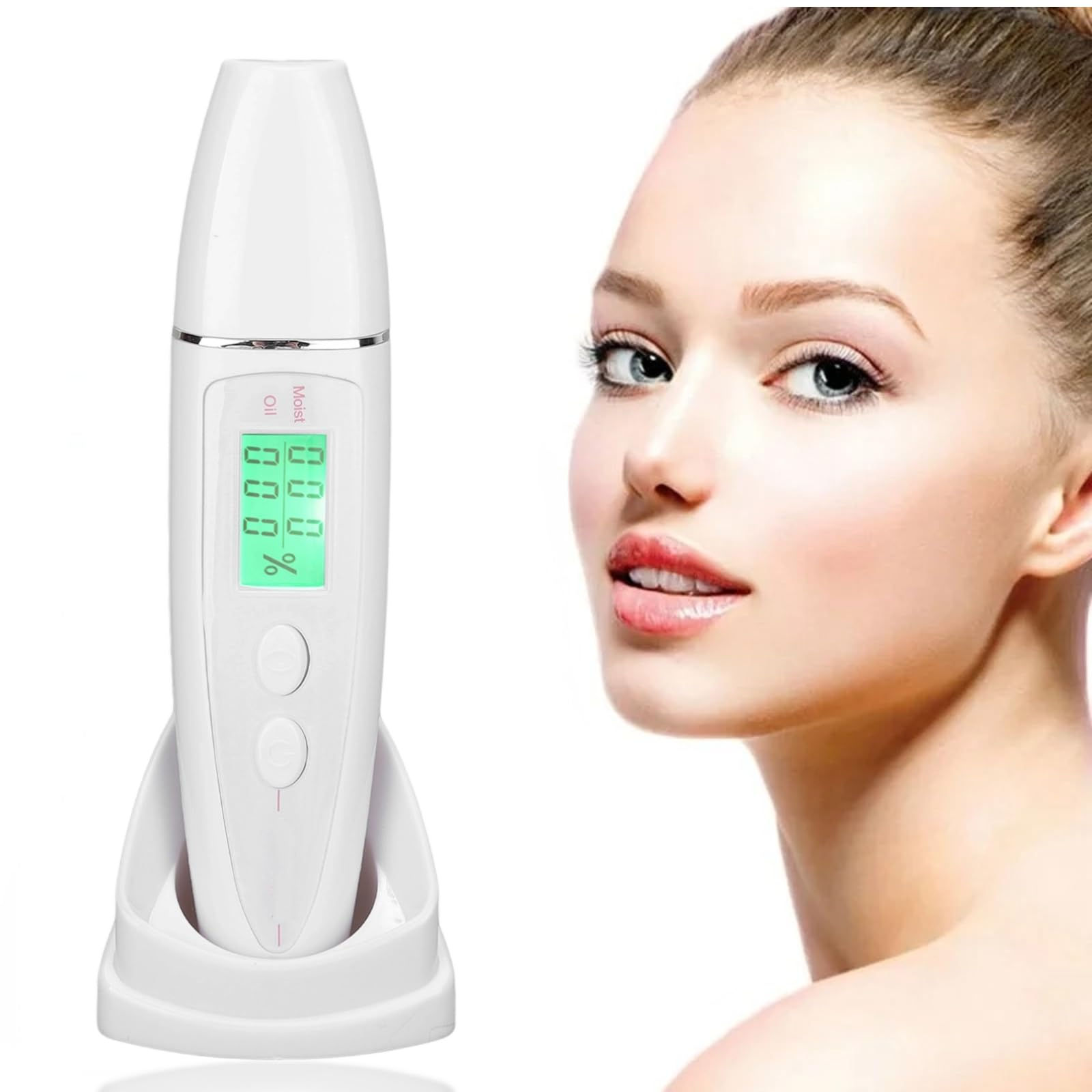 Generic Skin Hydration Tester Facial Skin Tester Portable Smart Display Digital