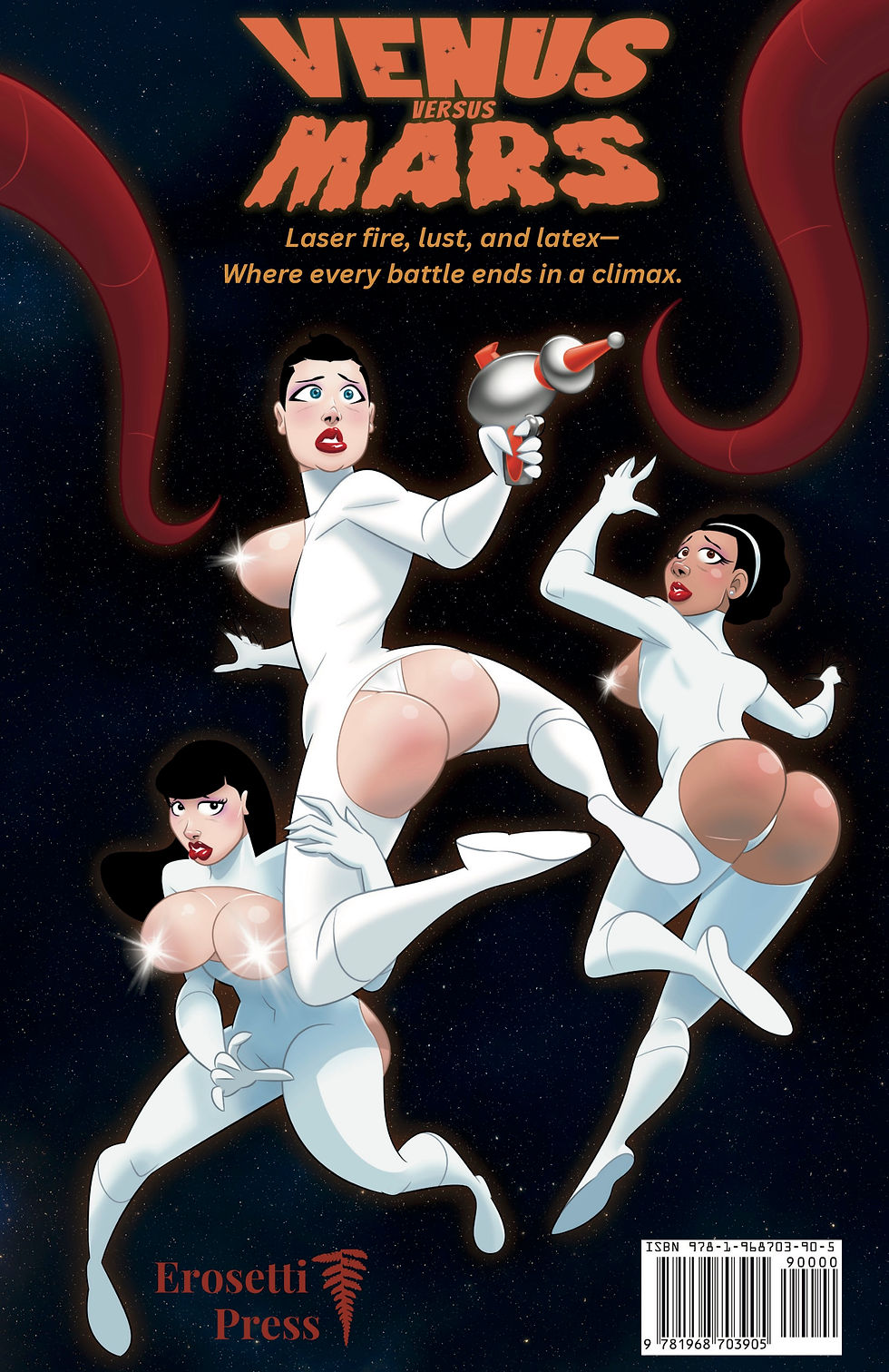 Venus Vs. Mars – Erotic Comic & Sci-Fi Graphic Novel | Tsara’s Debut Exclusive from Erosetti Press!