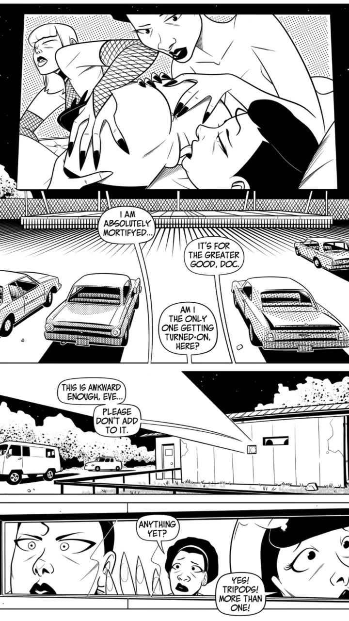 A Sci Fi Adult Comic Venus vs. Mars by Tzara
