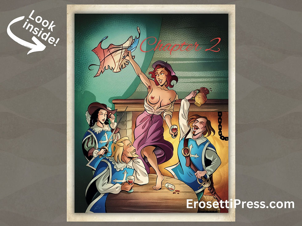 Thumbnail: Erotic Classic Mademoisell D'Artagnan Book I by Reina Canalla