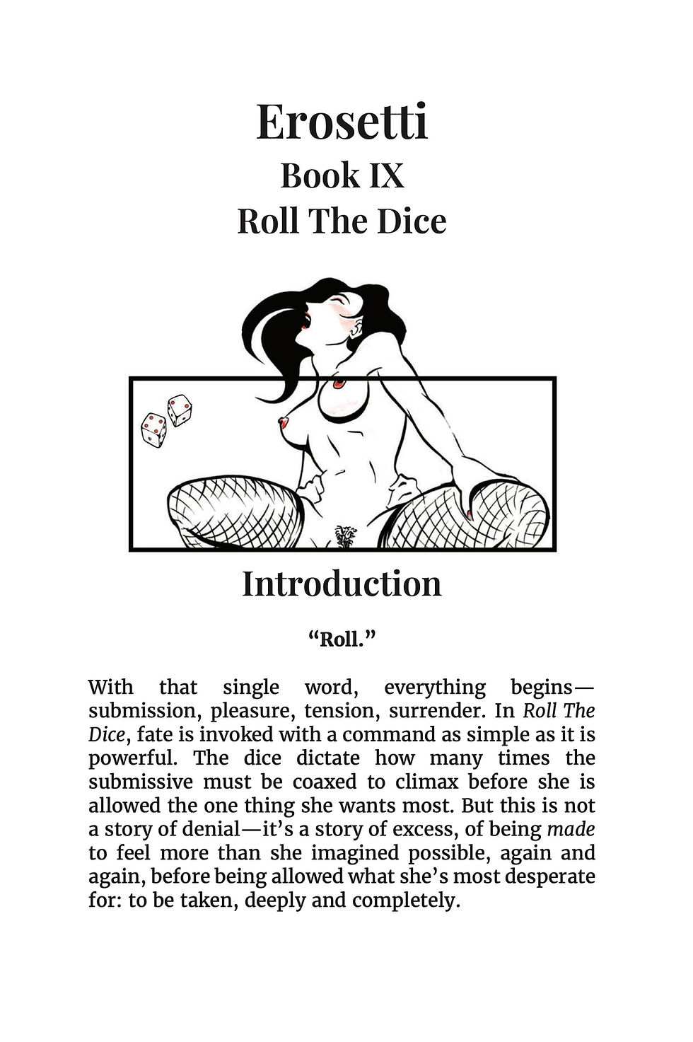 Roll The Dice: Fetish Game of Chance Pillow Book