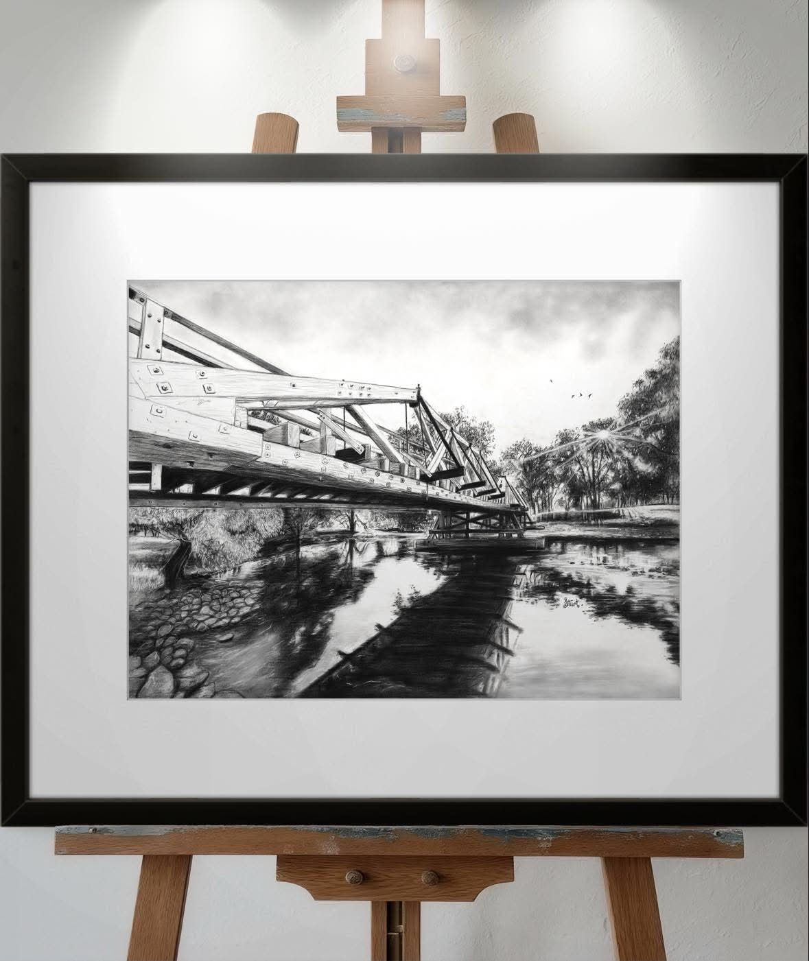 The Junction Bridge - Original Artwork