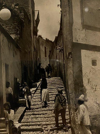Scène de rue, Guanajuato, 1926-29, exposition Tina Modotti, Jeu de Paume, Paris