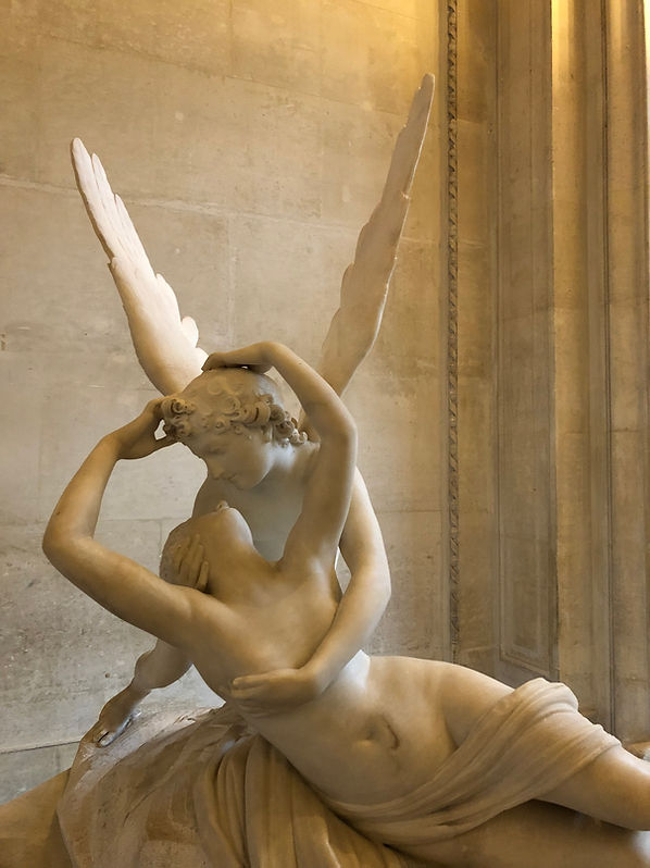 L œuvre Du Louvre Psyche Ranimee Par Le Baiser De L Amour De A Canova