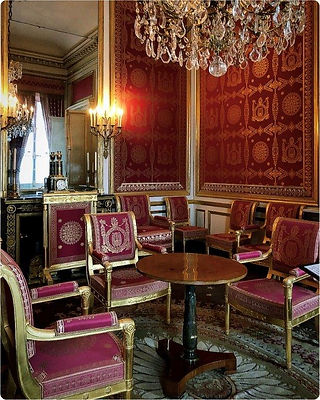 Salon de l'abdication au château de Fontainebleau