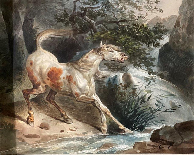 Carle Vernet,  Exposition Cheval en Majesté au château de Versailles