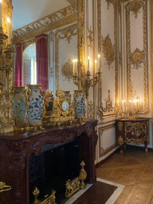 Cabinet d'angle du Roi appartement intérieur du Roi château de Versailles