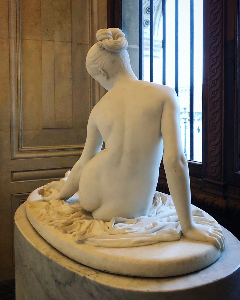 Nymphe au scorpion de Lorenzo Bartolini - Musée du Louvre