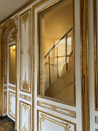 Escalier semi circulaire Château de Versailles 