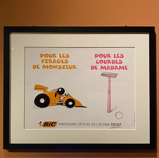 Pub Bic 1997 - "Des Cheveux et des Poils" au Mad Paris