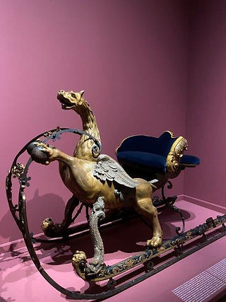 traineau Exposition Cheval en Majesté au château de Versailles