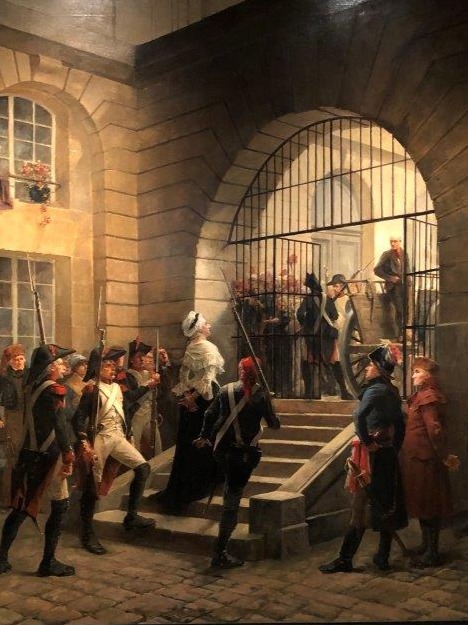 Marie-Antoinette sortant de la Conciergerie le 16 octobre 1793, Georges Cain (1885)