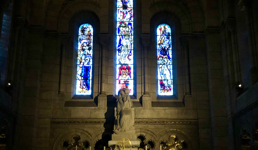 Chapelle de la Vierge  Sacré Coeur Montmartre Paris