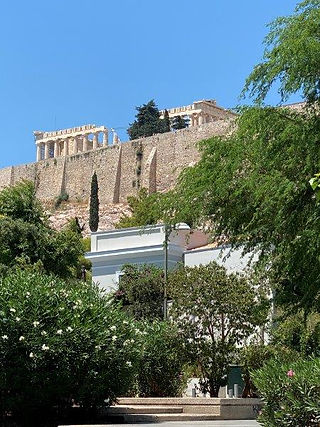 Vue de l'Acropole d'Athènes