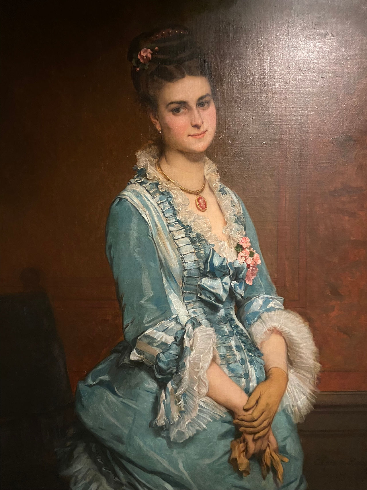 Madame louise Pommery 1875 par edouard Dubufe - "Des Cheveux et des poils" au Mad Paris