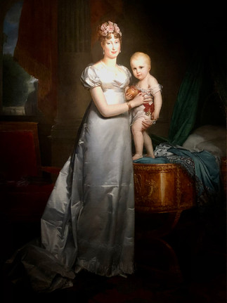 Impératrice Marie-Louise et le Roi de Rome