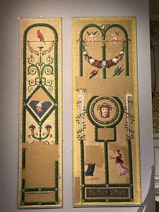 Décors Hameau de la Reine, Exposition Soieries Versailles Grand Trianon
