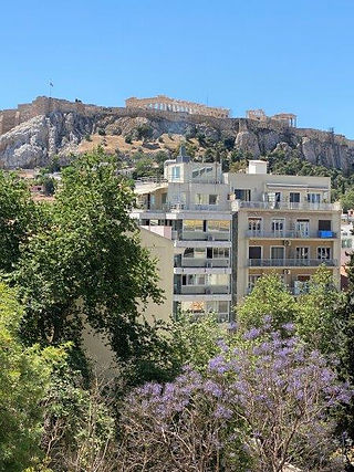 Vue de l'Acropole d'Athènes