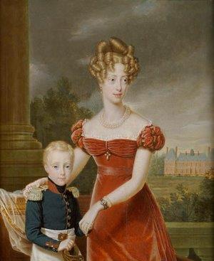 Duchesse d'Angoulême, Marie-Thérèse de France et le duc de  Bordeaux