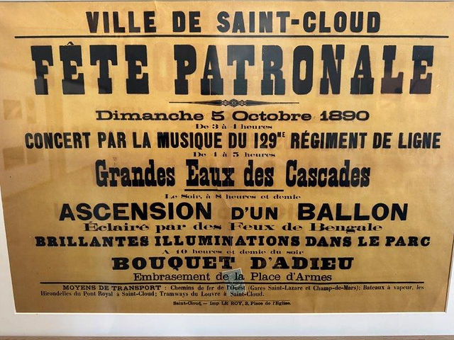 Musée des Avelines - Exposition "Saint-Cloud dans les nuages"