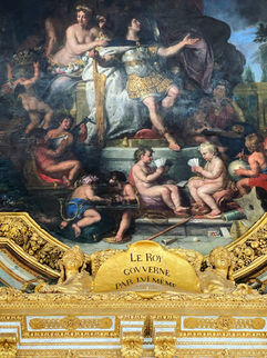 Galerie des Glaces, Plafond