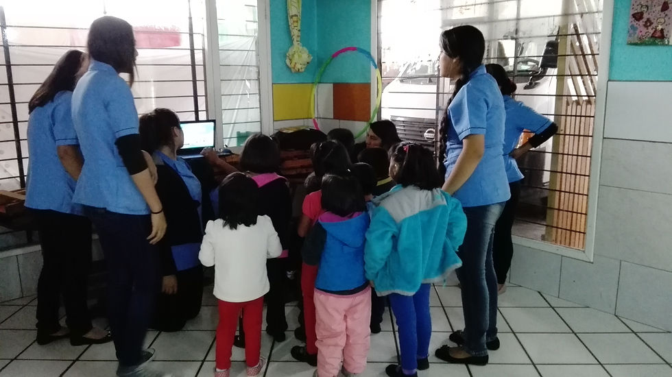 Trabajo con las fisioterapeutas